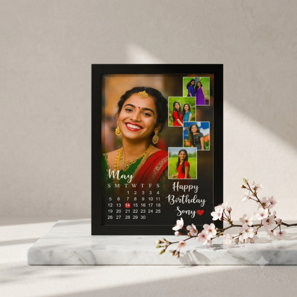 Birthday Calendar Photo Frame