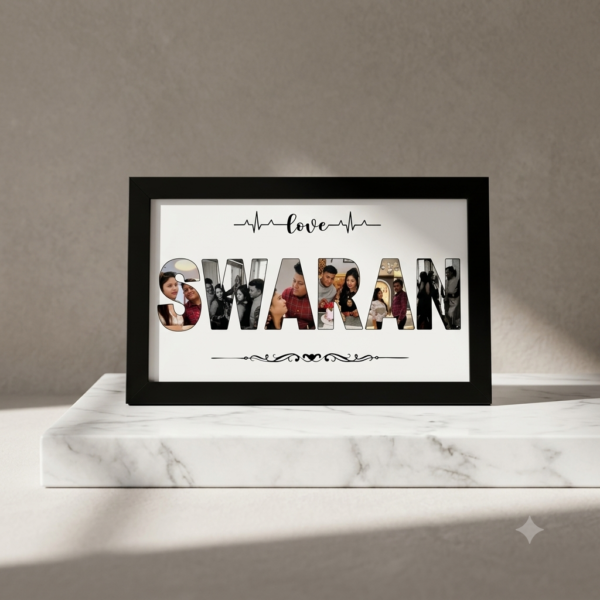 Name Collage Photo Frames