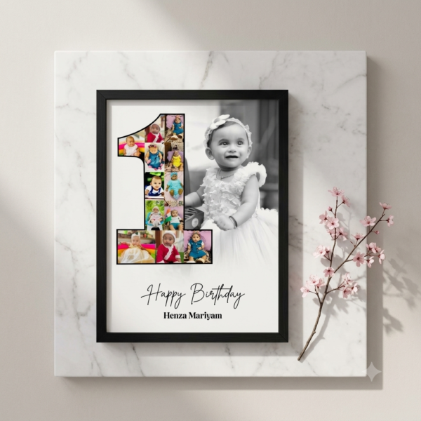 Baby's First Year Photo Frame