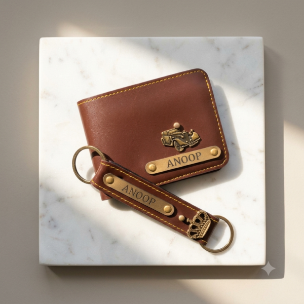 Wallet & Keychain Combo for Men