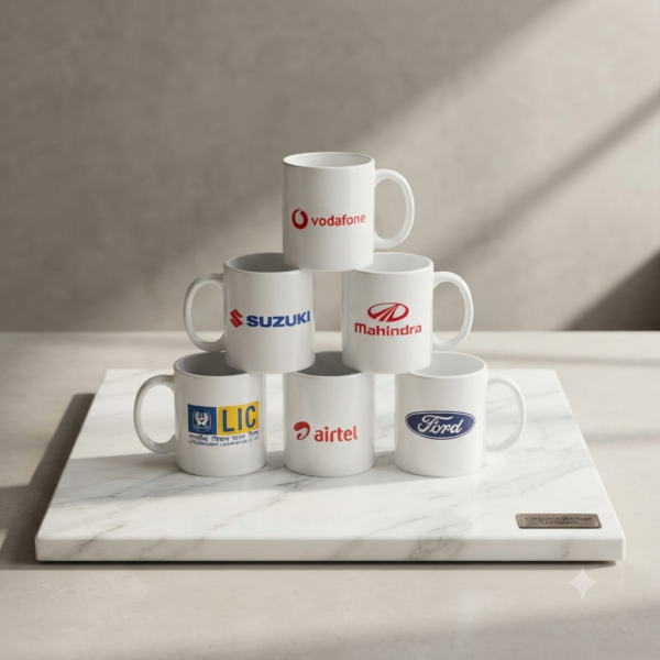 Ceramic Mug With Logo Print