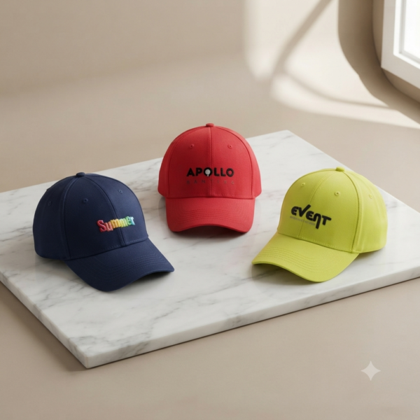 Cotton Cap With Logo & Name