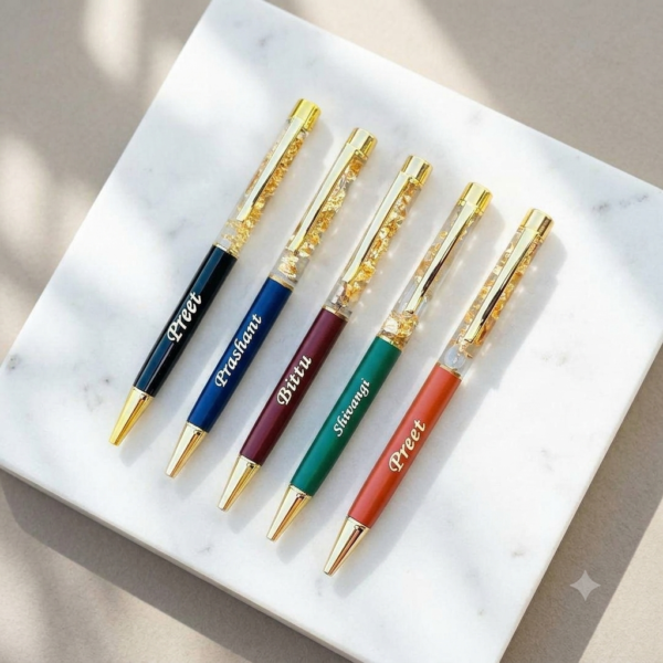Luxury Gold Flake Pen
