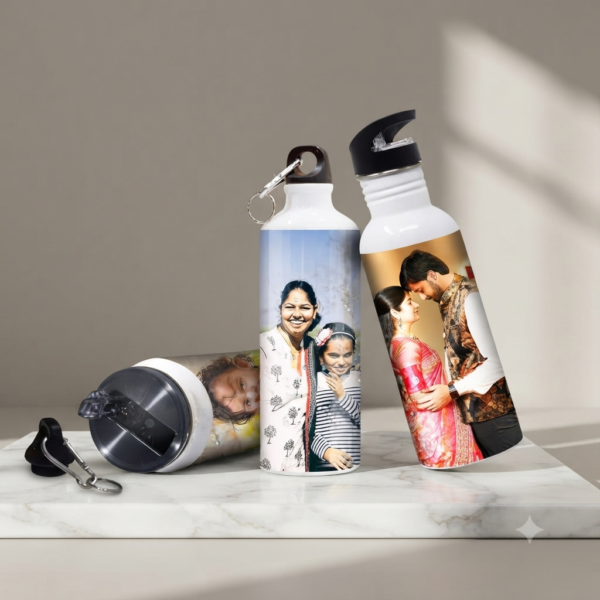 Bottle With Photo Print
